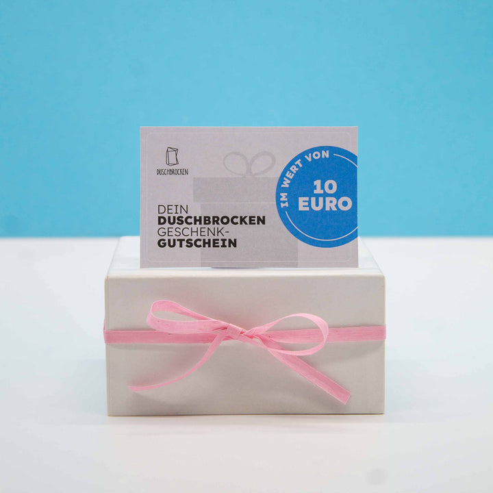 Duschbrocken-Geschenkgutschein