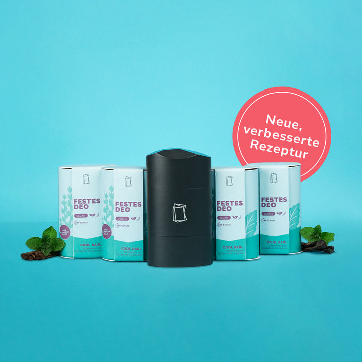 Produktbild Festes Deo Cool Raul Duft grosses Starterset mit Stoerer