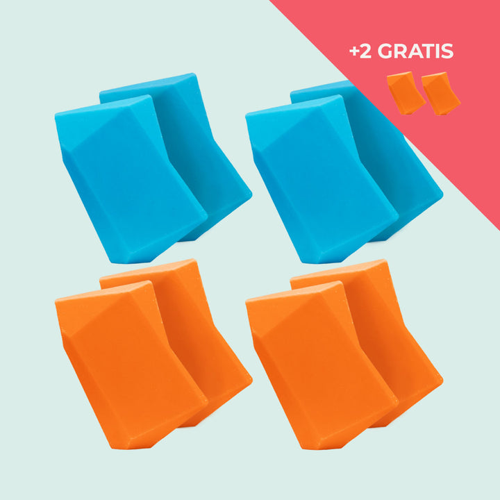 Festes Shampoo Vorratsset. 8 Feste Shampoo & Duschgel inkl. 2 Gratis Feste Shampoo & Duschgel