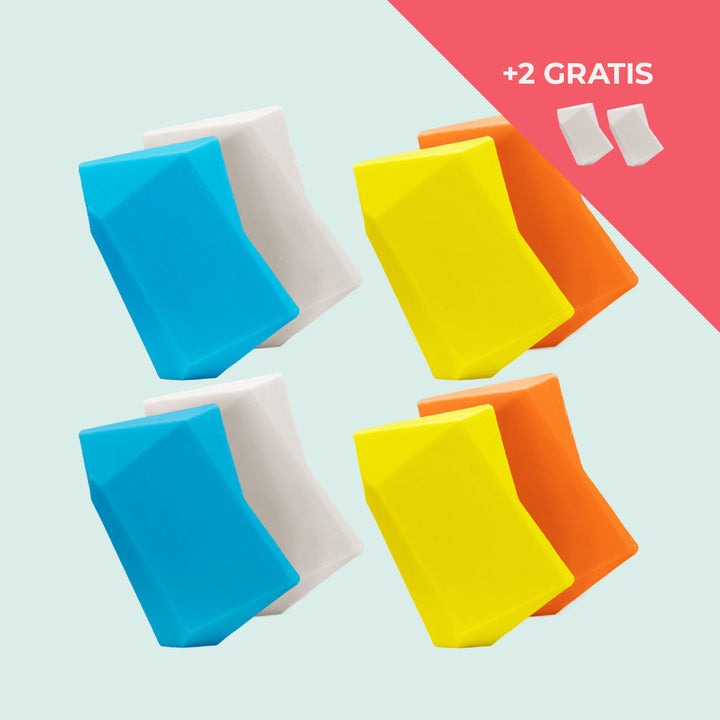 Festes Shampoo Vorratsset. 8 Feste Shampoo & Duschgel inkl. 2 Gratis Feste Shampoo & Duschgel