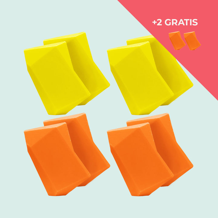 Festes Shampoo Vorratsset. 8 Feste Shampoo & Duschgel inkl. 2 Gratis Feste Shampoo & Duschgel