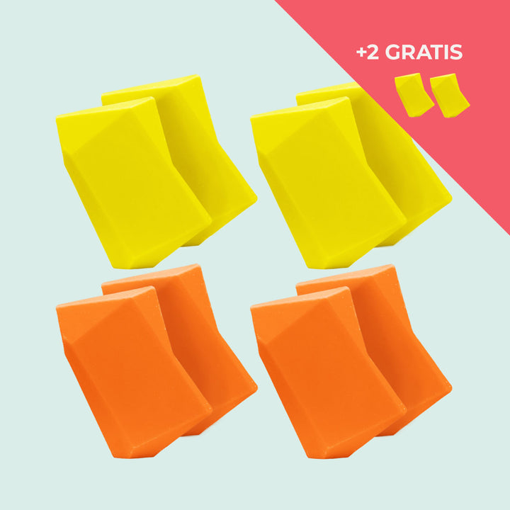 Festes Shampoo Vorratsset. 8 Feste Shampoo & Duschgel inkl. 2 Gratis Feste Shampoo & Duschgel