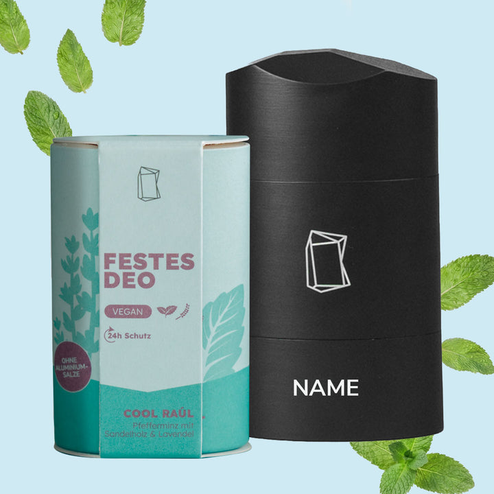 Festes Deo mit Refill Verpackung