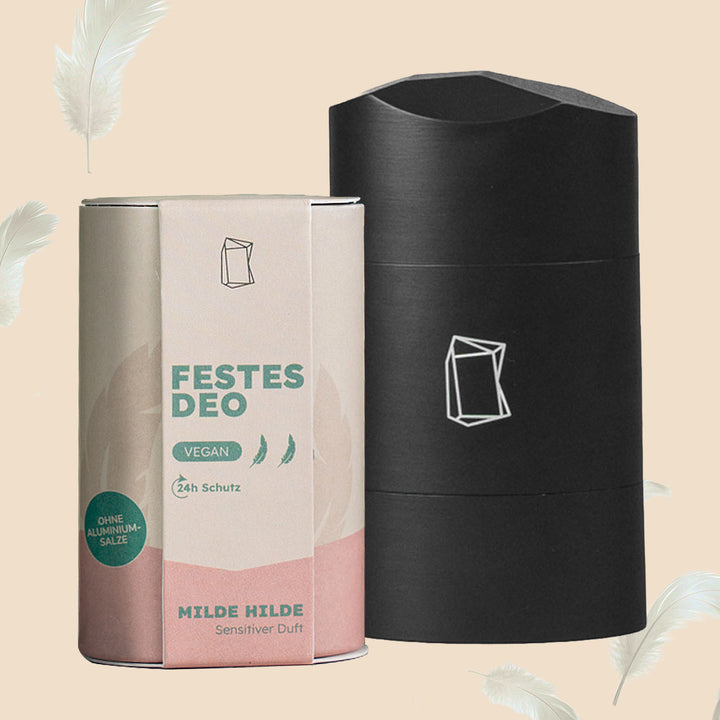 Festes Deo mit Refill Verpackung