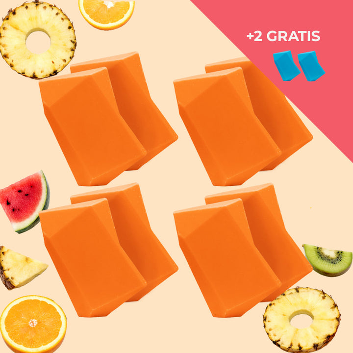 Festes Shampoo Vorratsset. 8 Feste Shampoo & Duschgel inkl. 2 Gratis Feste Shampoo & Duschgel