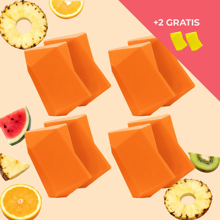 Festes Shampoo Vorratsset. 8 Feste Shampoo & Duschgel inkl. 2 Gratis Feste Shampoo & Duschgel