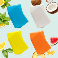 Duschbrocken Nachfüllset mit 4 Duschbrocken in den Sorten: Maxi, Frida, Toni und Carlos