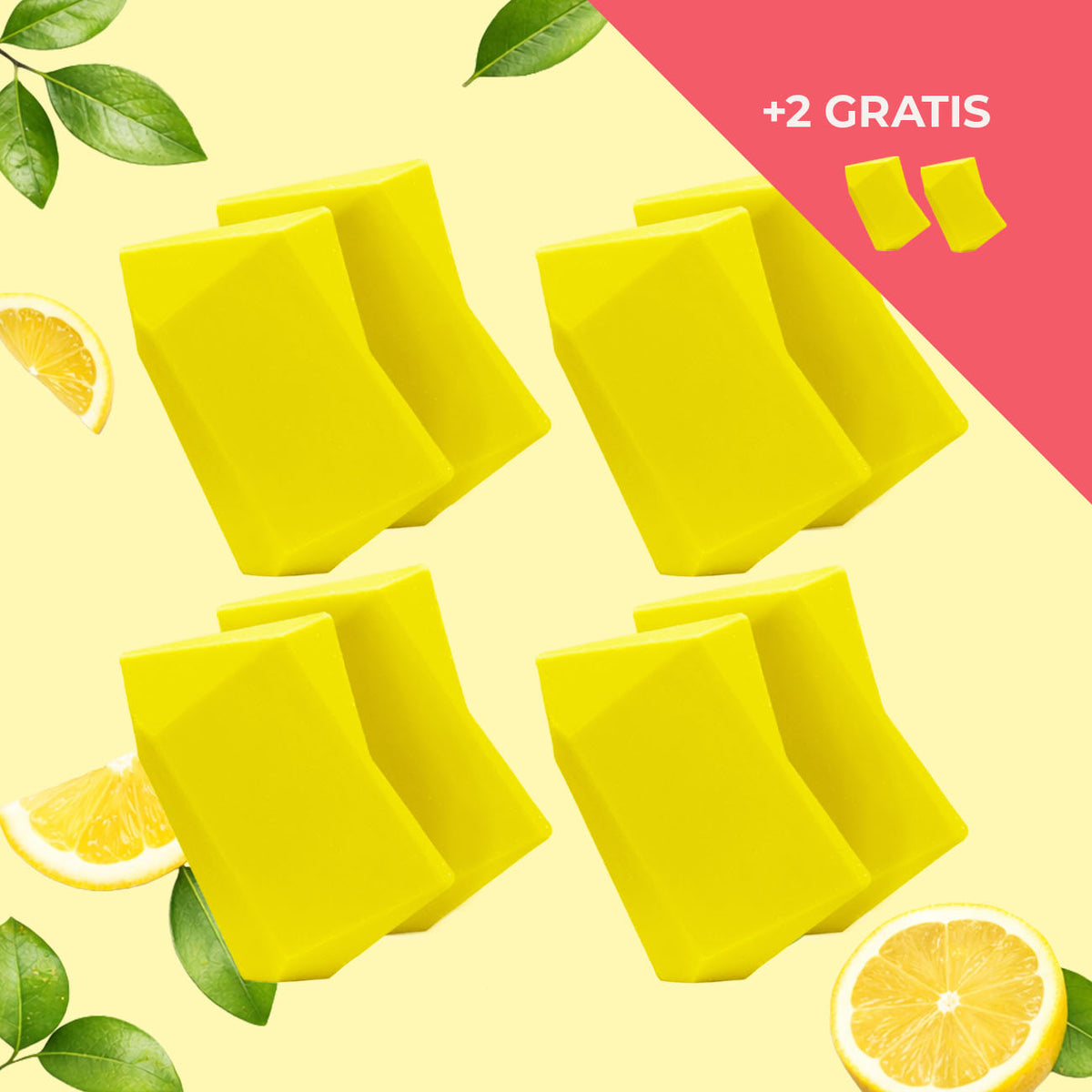 Toni Zitroni Festes Shampoo Vorratsset. 8 Feste Shampoo & Duschgel inkl. 2 Gratis Feste Shampoo & Duschgel